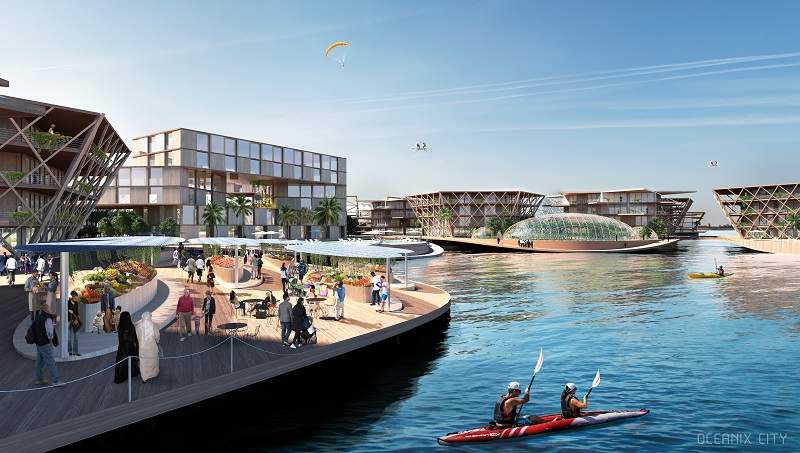 Oceanix project: Upcoming Flood resistant Floating City in South Korea